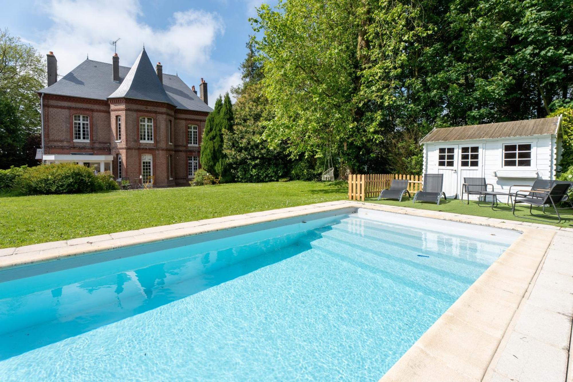 Le Manoir De La Belle Epoque Panzió Béthencourt-sur-Mer Kültér fotó