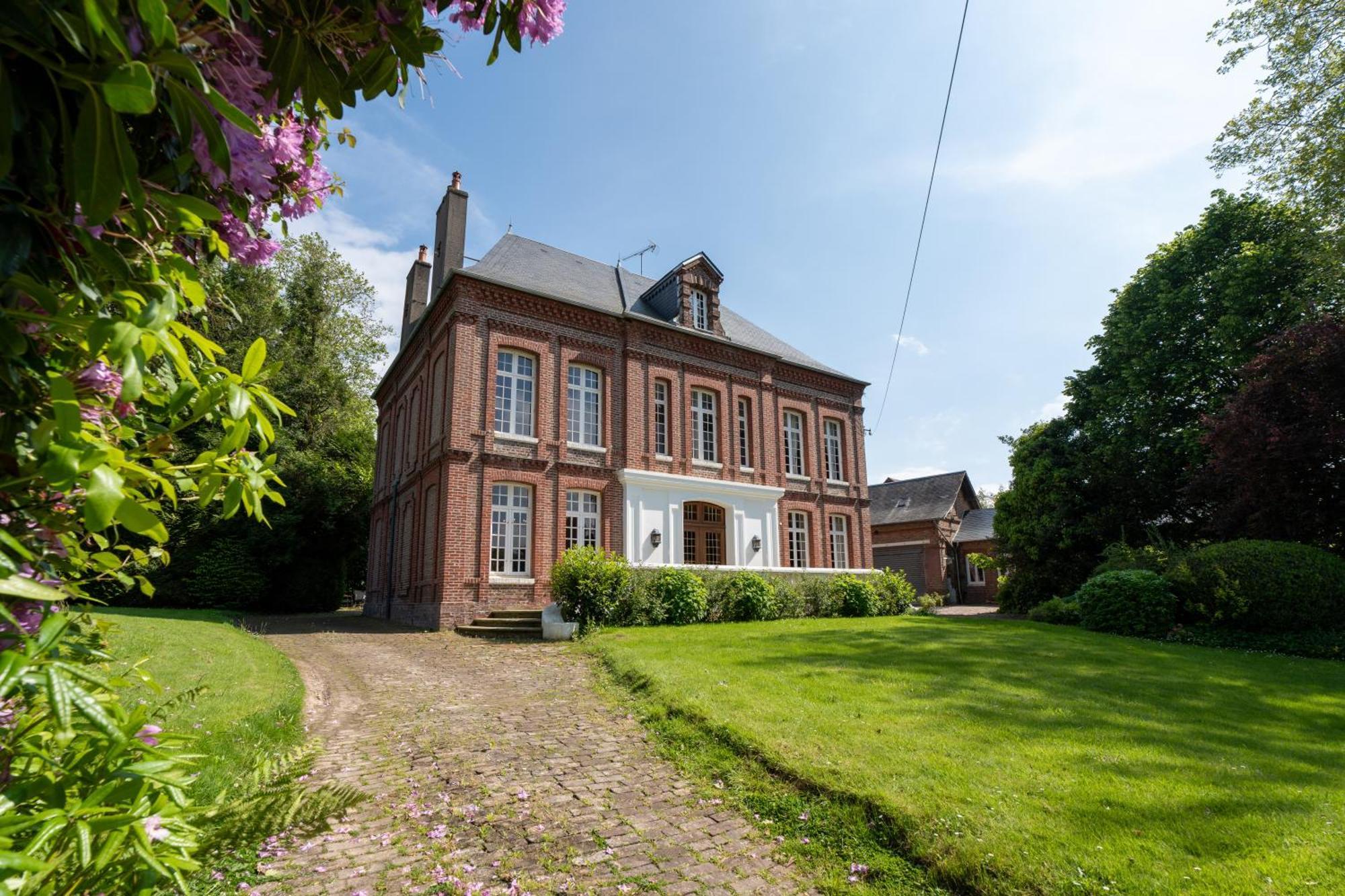 Le Manoir De La Belle Epoque Panzió Béthencourt-sur-Mer Kültér fotó